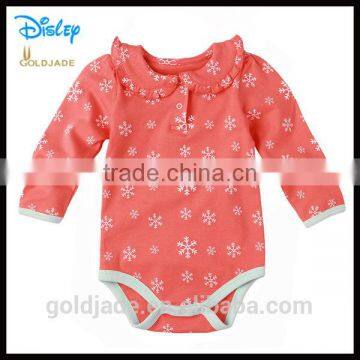 Printed Autumn Wear Long Sleeve Girl Pattern Custom Made Smocked Infant Organic Cotton Wholesale Carters Girl Clothes