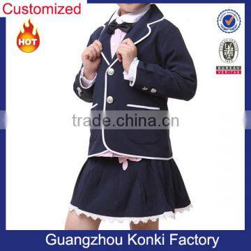 wholesale fashionable youth coat and blazer jacket school uniform design