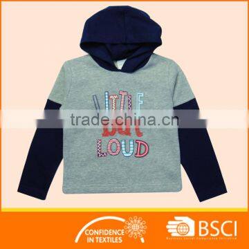 Customized Foil Printed Kids Round Hoodie Sweatshirts Hoodies