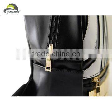 Outdoor Funny Pattern Leather Backpacks photo-4