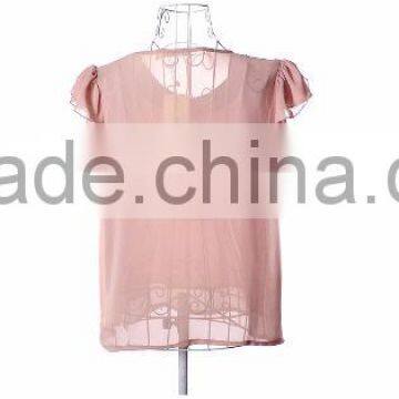 White Ladies Office Wear Beads Design for Ladies Blouse Collar Design photo-2