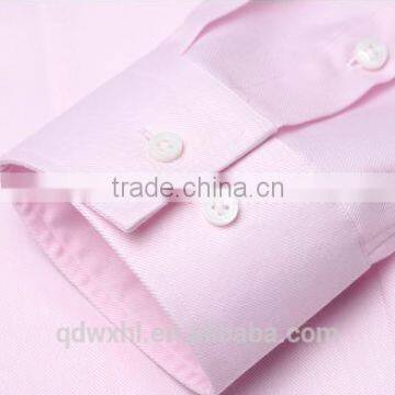Bespoke Mens Business Dress Shirts Of Pink Color photo-3