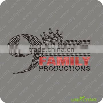 Top Quality Custom-made Sparkly Rhinestone Transfer Design