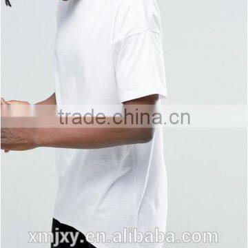 2016new Fashion Mens t Shirt Irregular Cutting t Shirt Blank Tee photo-3
