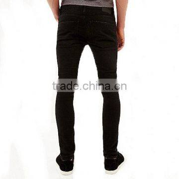 Mans Wholesale Capri BlackNew Design Denim Fabric Funky Jean Pants