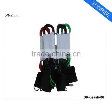 High quality colorful PU leash polyurethane surfing leg rope