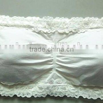 China factory wholesale women sexy seamless bra underwear with sexy lace trim