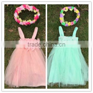 new design 2015 flower girl dress girls white dress chiffon girls dress