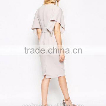 2015 Kimono Sleeve Plus Size Women Clothing Dresses for Women photo-3