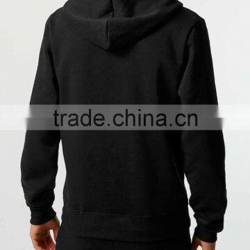 Cheap Wholesale Hoodies Men's Plain Black Hoodie Manufacturer 2016 photo-3