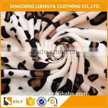 2017 shaoxing wholesale knitted textile blanket fabric