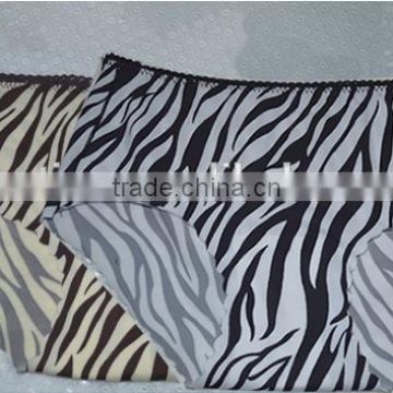 Middle Waist Zebra Seamless Women Underwear