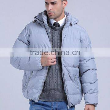 Hotsell Casual feather down jacket for men classice plain color