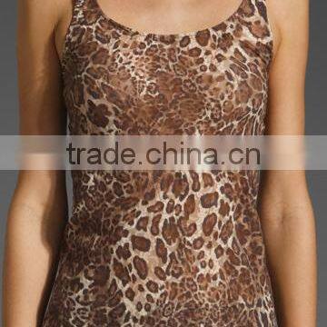 Leopard Lace Skinny Tank photo-2