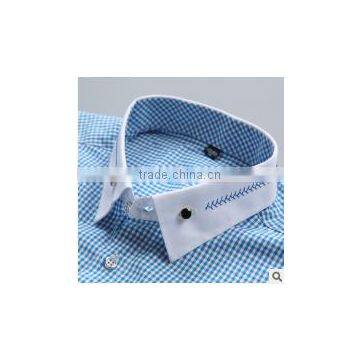 Men Short Sleeve Plaid Boys Casual Cotton Hawaiian Young Fashionable Elongated t Shirt for Men photo-2