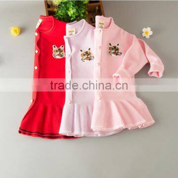 New Fashion Children Round Collar Long Sleeve Knitting Sweater Girl Pullover photo-5