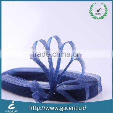 5cm Wide White Crinoline Horse Hair Braid Flexible photo-2