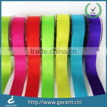 Fashion Promotional Printing Logo Double Face Satin Ribbon