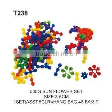 500 g Building Block Construct Kid Toys Plum Blossom Block photo-6