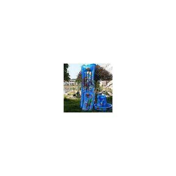Blue Eco-Friendly PVC Inflatable Air Mattress For Water Sports In the Beach, Swimming Pool
