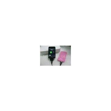2400mah Pink Emergency USB Phone Charger With LED Light For Nokia