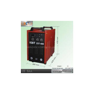 Inverter 380v DC 300A Output IGBT Inverter MMA ARC Stick Welder - ZX7-400 photo-2