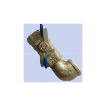 1PC Screwed Ball Valve Weld Elbow