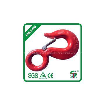 Forged Eye Hoist Hooks With Safety Latch