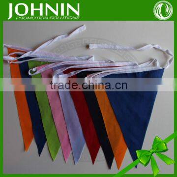 high quality Cheap printed party decoration fabric colorful bunting