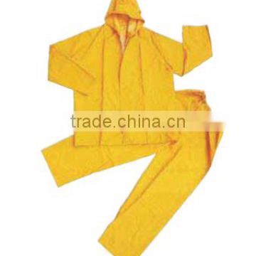 PVC/Polyester adult rain suit