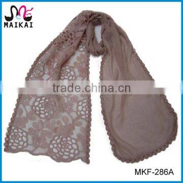 New design Japanese fashion lace custom scarf