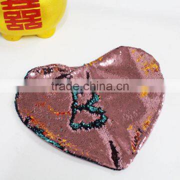 Mermaid Pillow Cases Magical Color Changing Sequin Throw Pillow Cover Magic Cushion photo-4