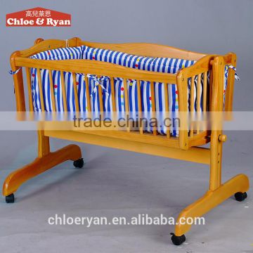 Metal and MDF Material and Crib Type Electric Swing Music Baby Cradle/Crib/Cot