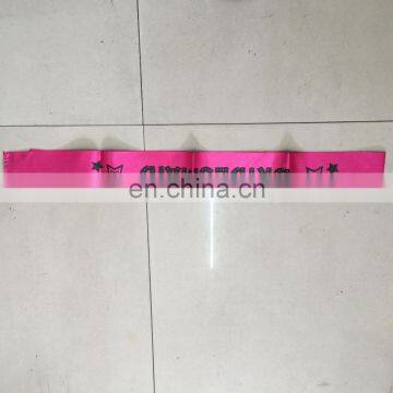 customized 14x180cm satin ceremonial sash for event, party