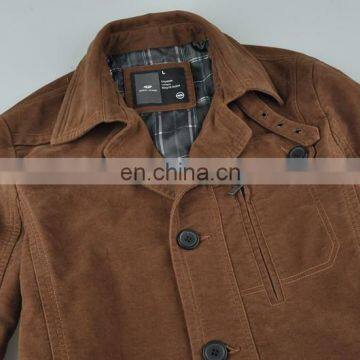 2015 Fashion Spring Cotton Classic Style Man Business Suit Coat Long photo-4