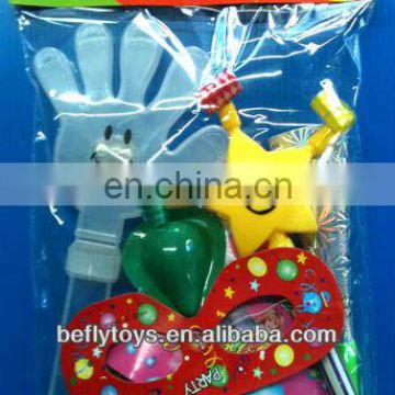 Party toy smile face vary item mix with flash noise maker