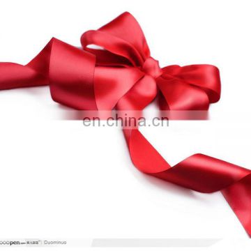 red color ribbon bow