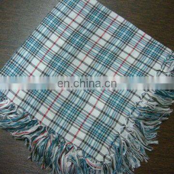 VISCOSE RAYON PLAID SCARF