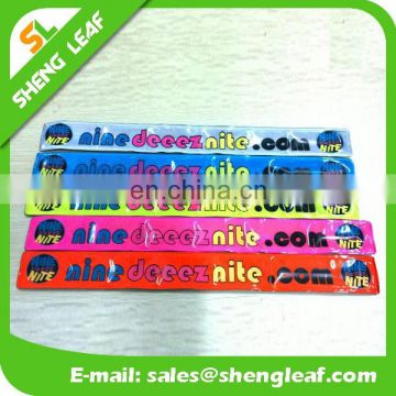 A set of funny toy PVC snap bracelets