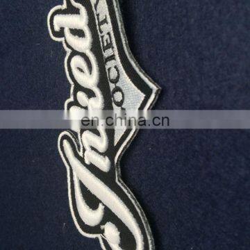 high quality cheap embroidery 3D custom patches for jeans no minimum