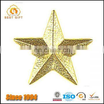 Custom Good Quality Metal Gold Star Laple Pin