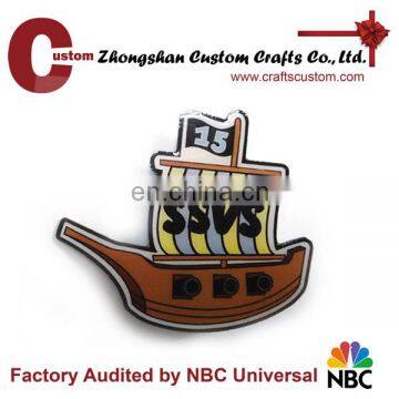 lapel pin manufacturers china custom aluminum metal lapel pin with epoxy