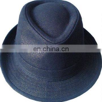 Fashion Fedora trilby hat. Men fedora hat, Cotton / polyester fedora hat