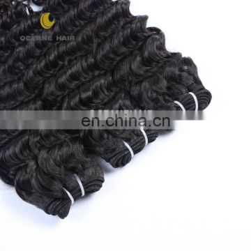 2016 New styles wholesale 100% natural brazilian deep wave human hair extensions