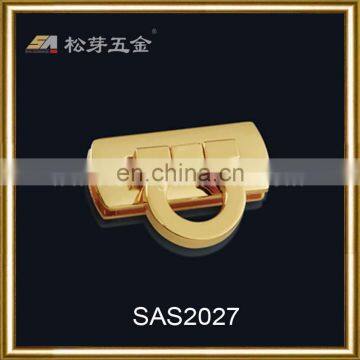 Luxury twist lock Customized metal handbag locks