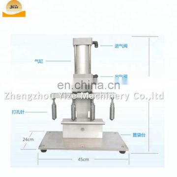 Mushroom growing bag punching / cultivation equipment , mushroom stick punching machine