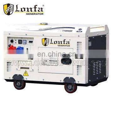 Chinese Made Portable Low Noise 10kVA 8kw Single 3 Three Phase Silent Diesel Generator Price List