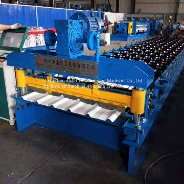 Good Quality Galvanized Trapezoidal Wall Panel Cold Roll Forming Machine photo-5