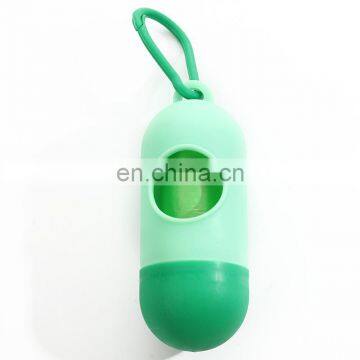 Pill Shape Dispenser Portable Pet Dog Waste Bag With Dispenser Dog Poop Bag photo-5