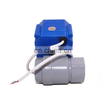CE RoHS Dn15 5v Pvc Electric Plastic Flow Control Valve photo-6